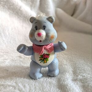 Vintage Care Bear Pink Flower 1984 Copyright